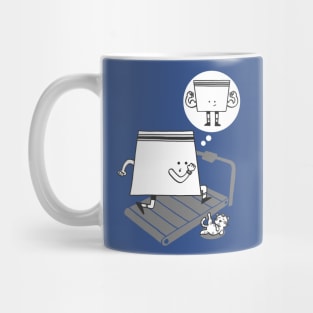 Motivational: Work Hard on Yourself Until You Turn Upside-down Mug